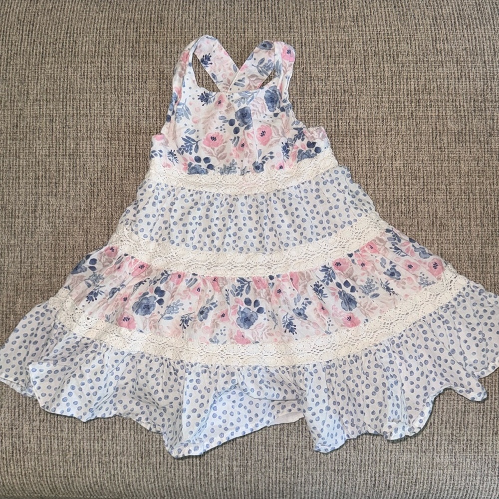 18m Tommy Bahama Floral and Polka Dot Dress